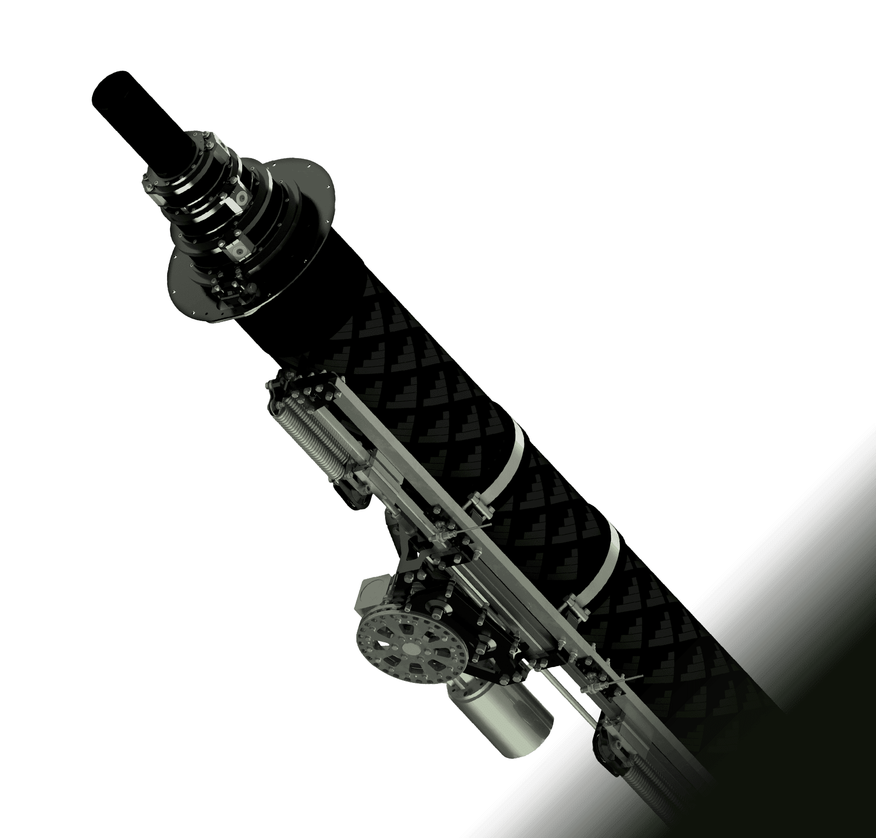 Compolift telescopic composite mast